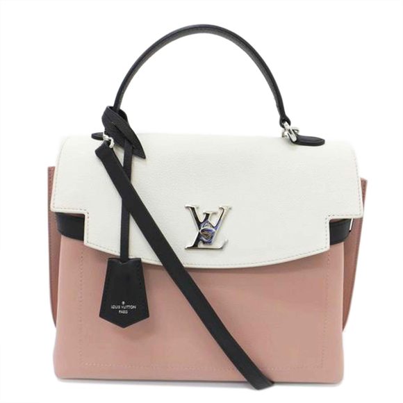 Louis Vuitton | Bags | Louis Vuitton Lock Me Ever Mm Bag Pink Black ...